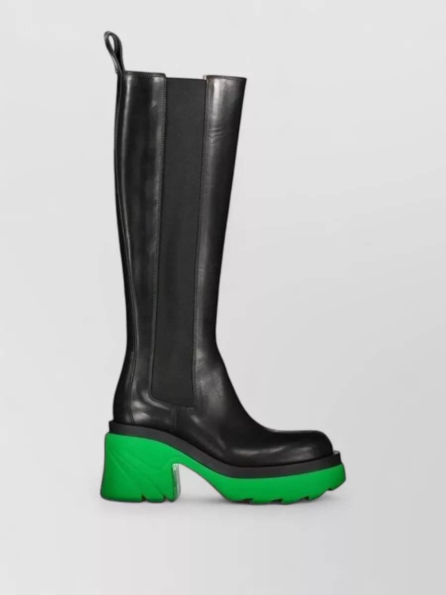 Bottega Veneta Leather Over The Knee Boots