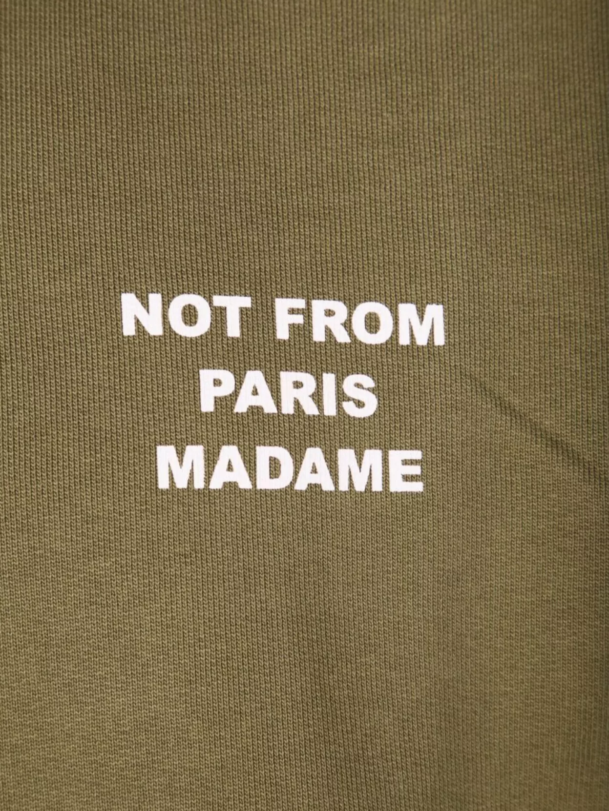 Drôle De Monsieur Hoodie With Drawstring And Ribbed Cuffs