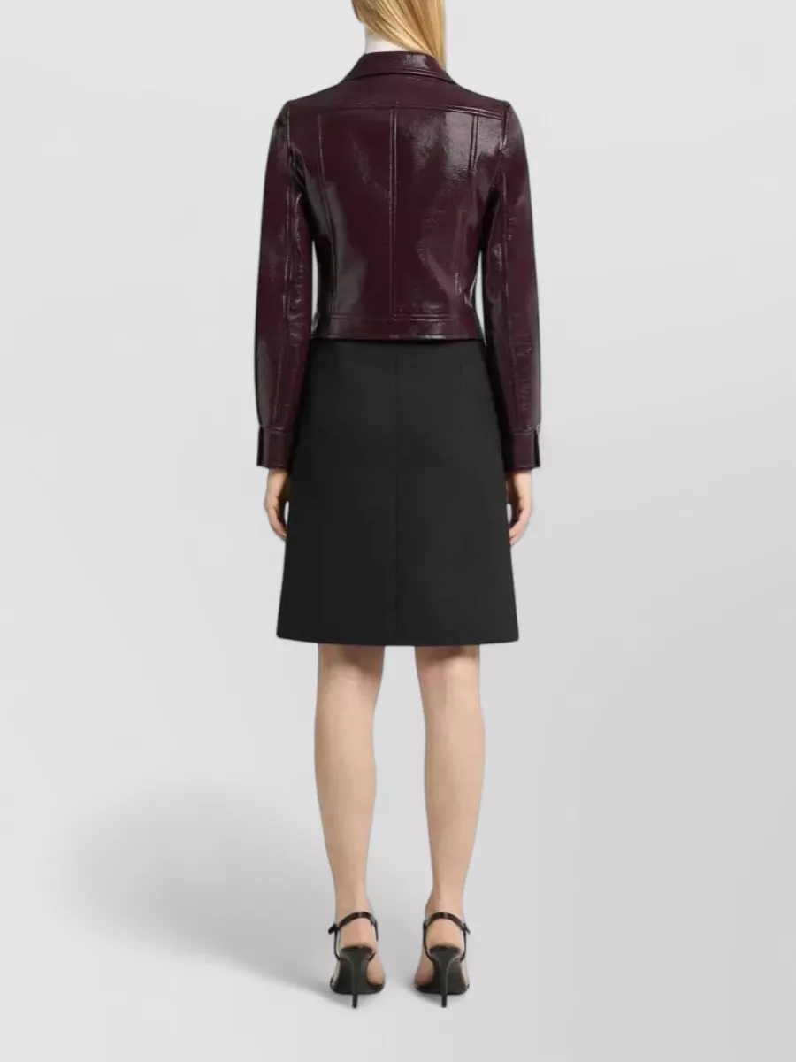 Courrèges Vinyl Cropped Jacket