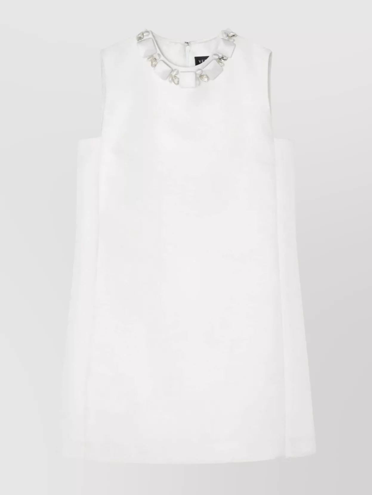 Shop Versace Silk Blend Bead Embellishment Dress