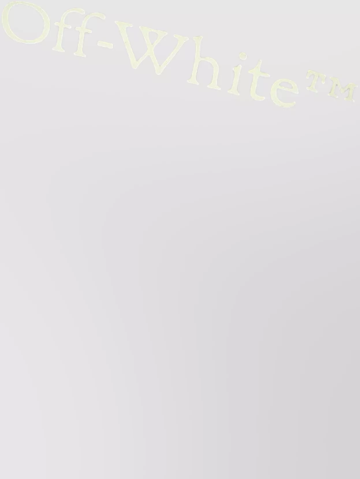Off-white Two-tone Stretch Nylon Top