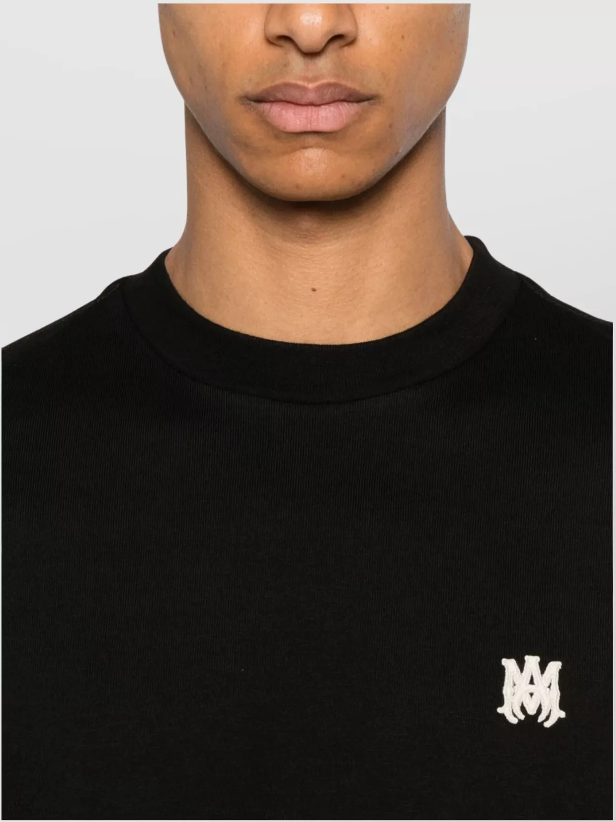 Amiri Skater Logo Embroidered Crewneck T-Shirt