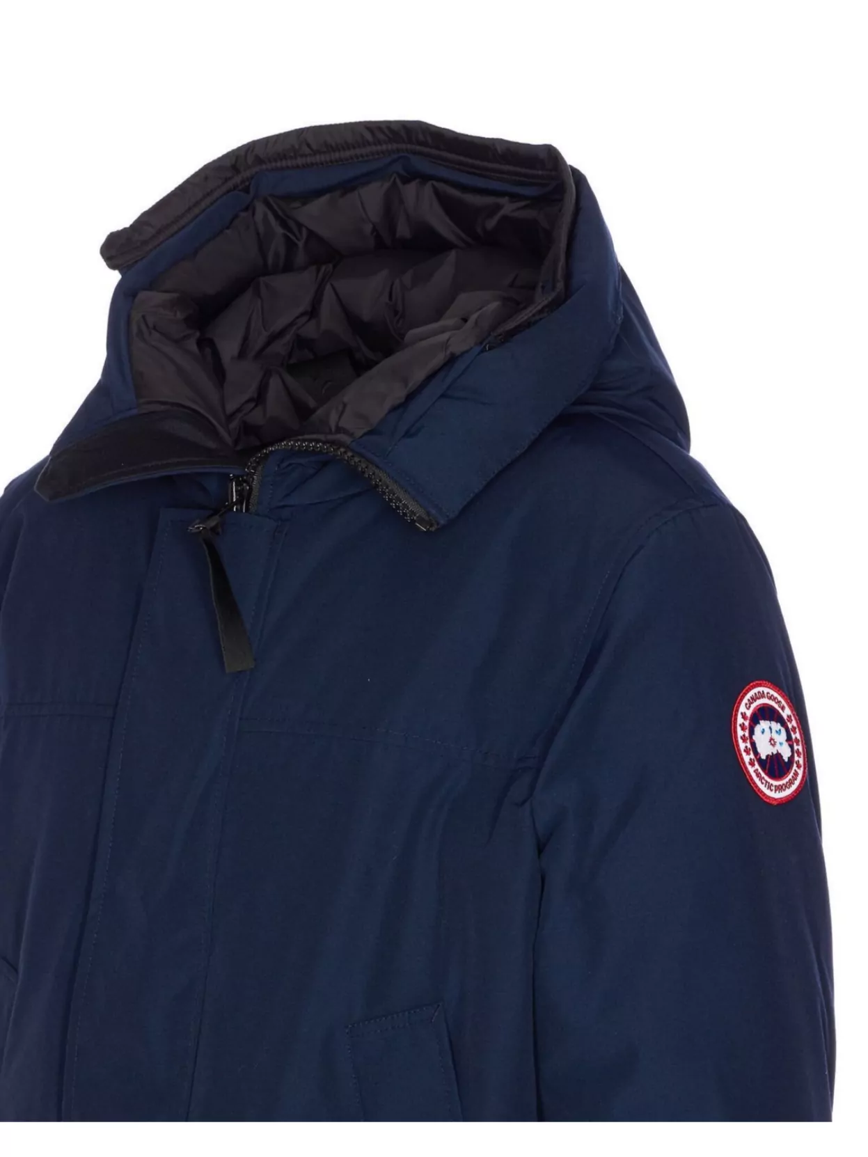 Canada Goose Hooded Coat With Long Sleeves And Pockets