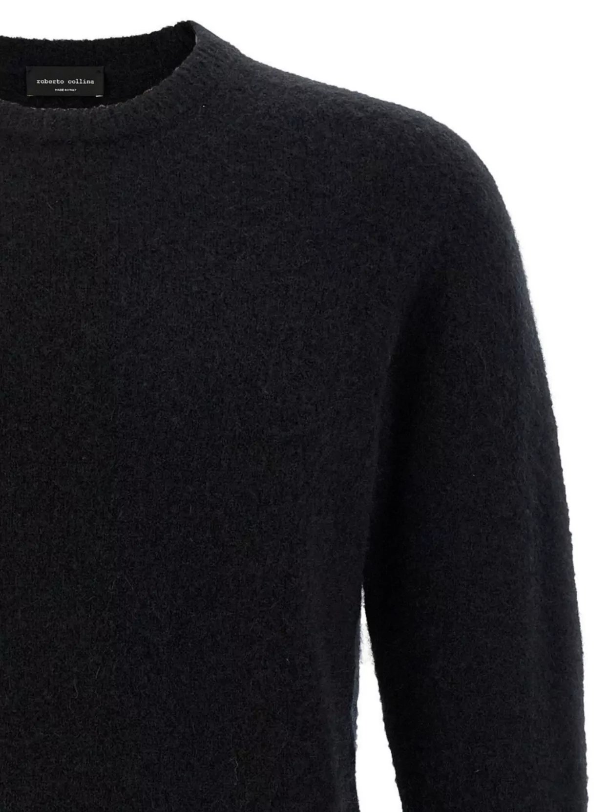 Roberto Collina Crew Neck Cashmere Sweater With Long Sleeves