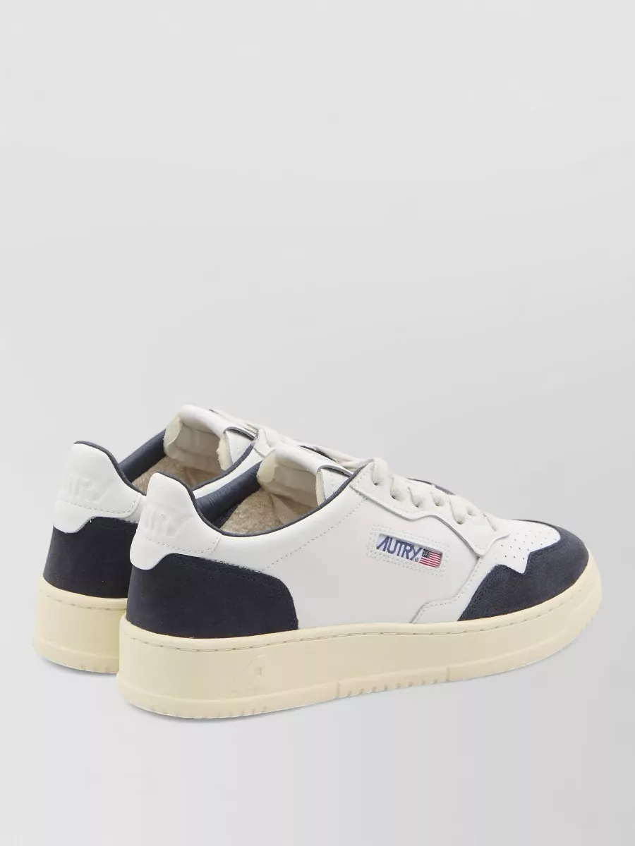 Autry Low Top Sneakers Suede Inserts