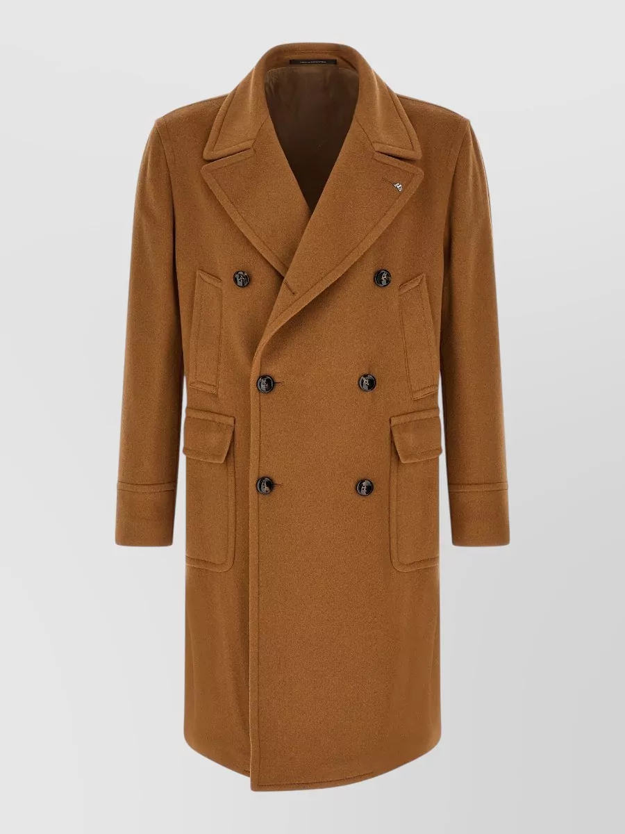 Tagliatore cashmere double-breasted coat