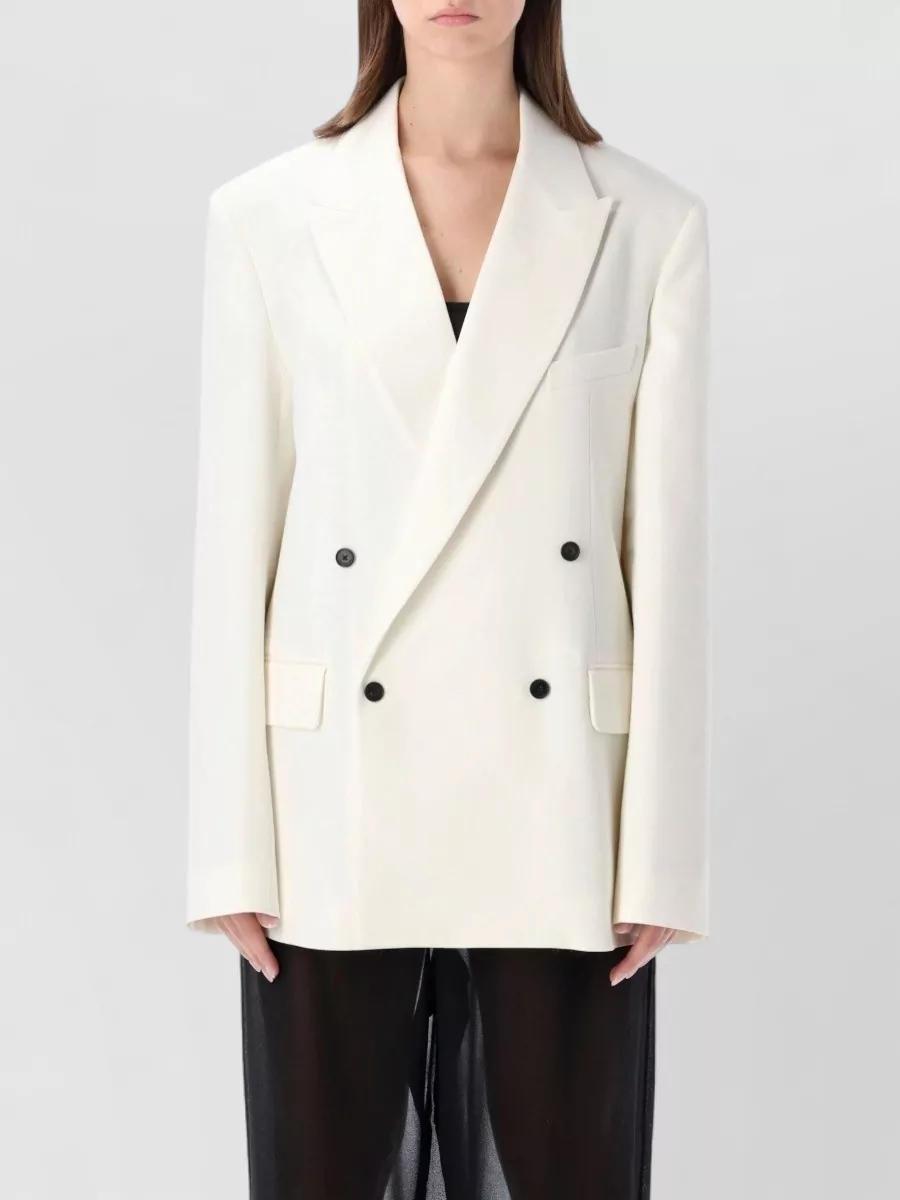 The Frankie Shop Double-Breasted Tailored Blazer