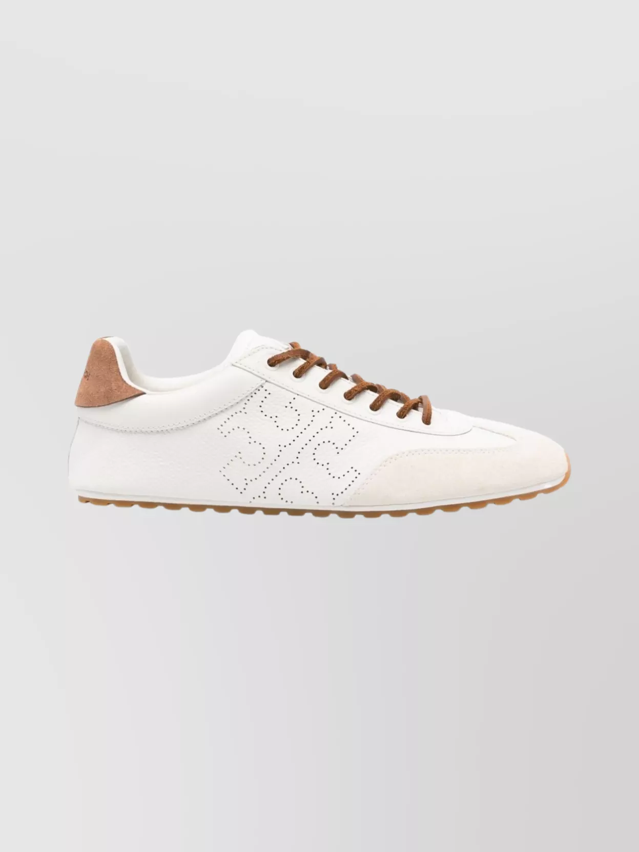 Tory Burch Lace-Up Footwear Featuring Contrasting Heel