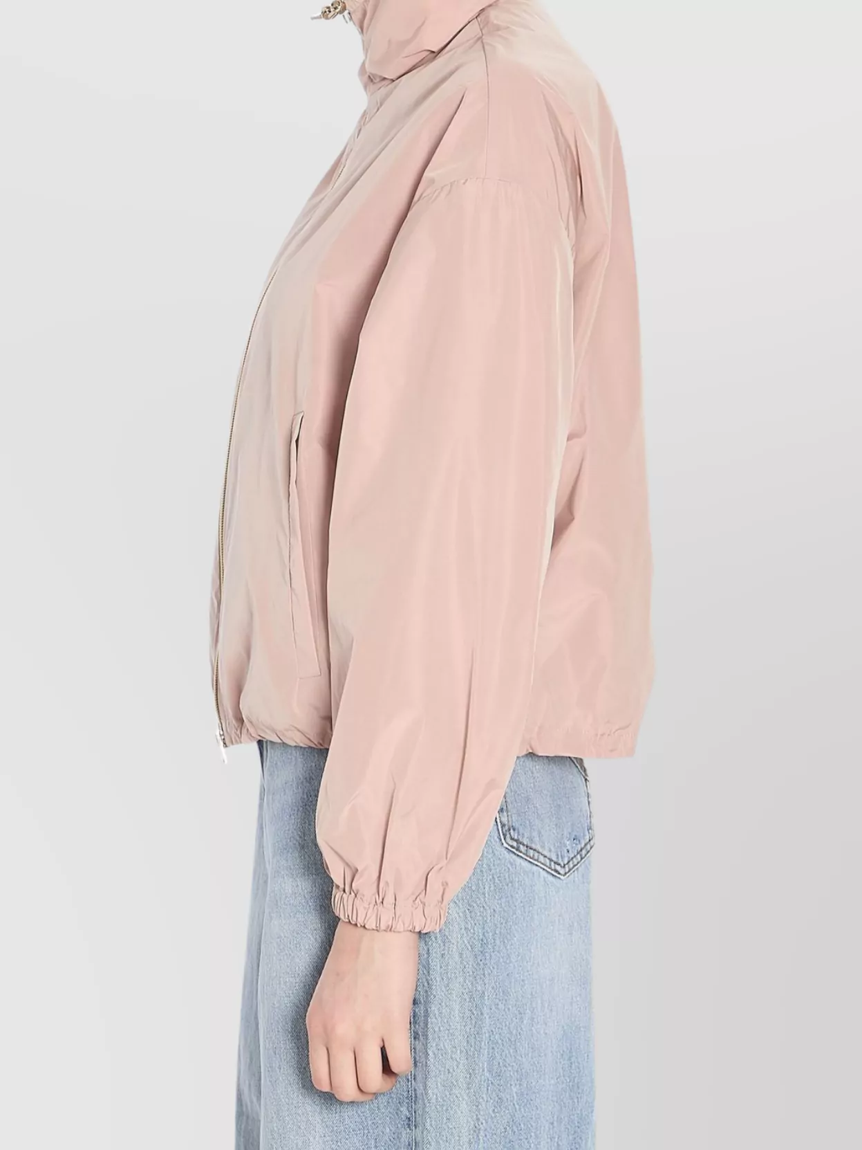 Herno Water-repellent Taffeta Jacket Finish In Pink