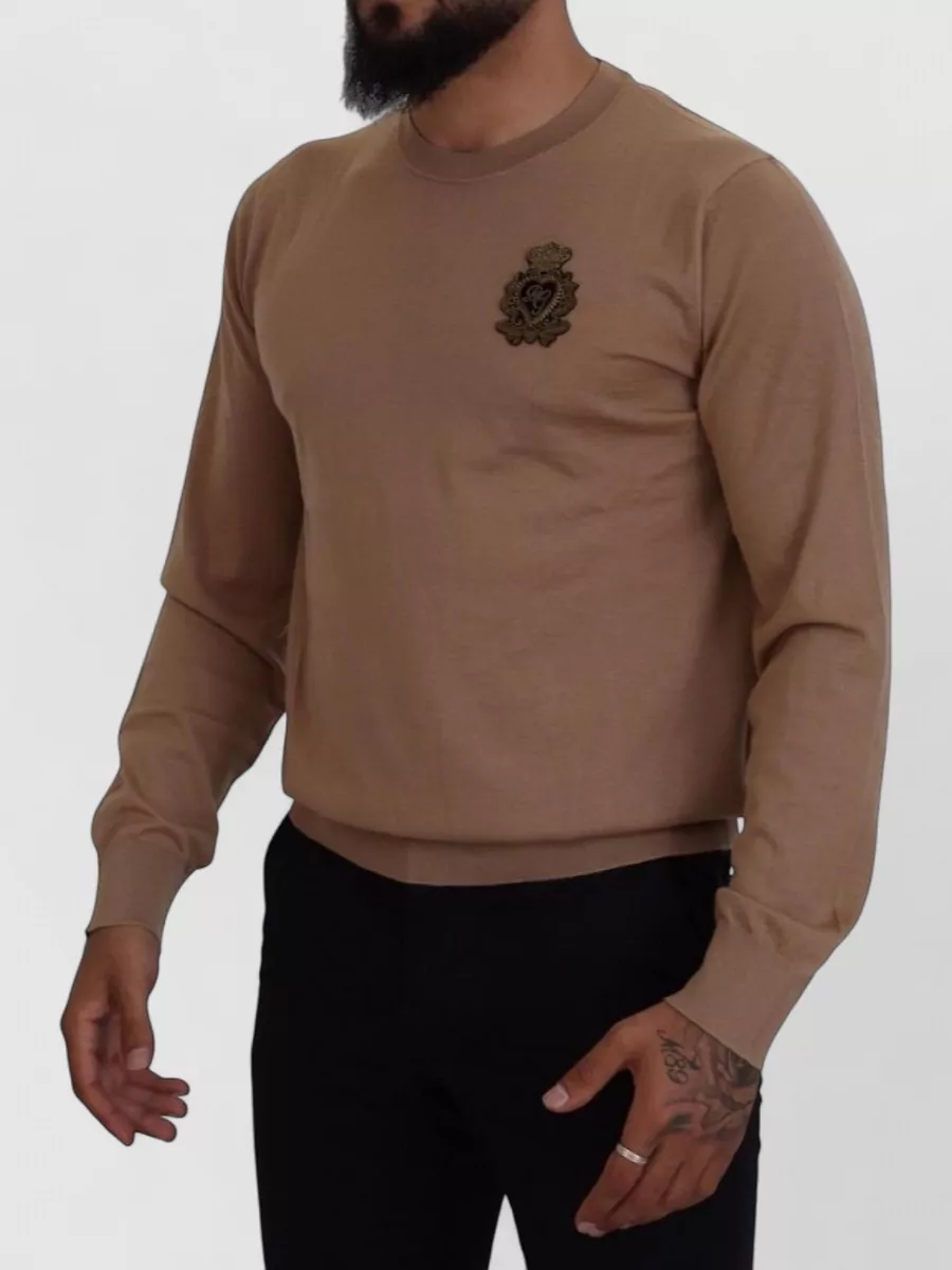 Dolce&Gabbana Cashmere Crew-Neck Sweater