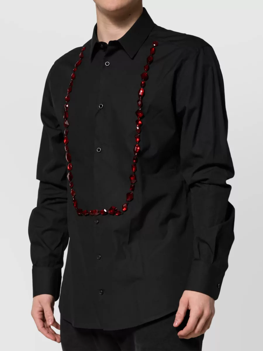 Dolce&Gabbana Crystal-Embellished Dress Shirt