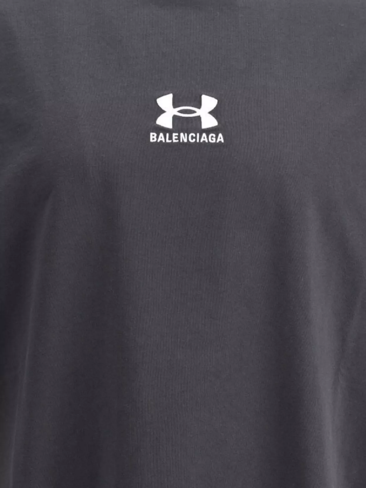 Balenciaga High Neck Oversize Cotton T-Shirt
