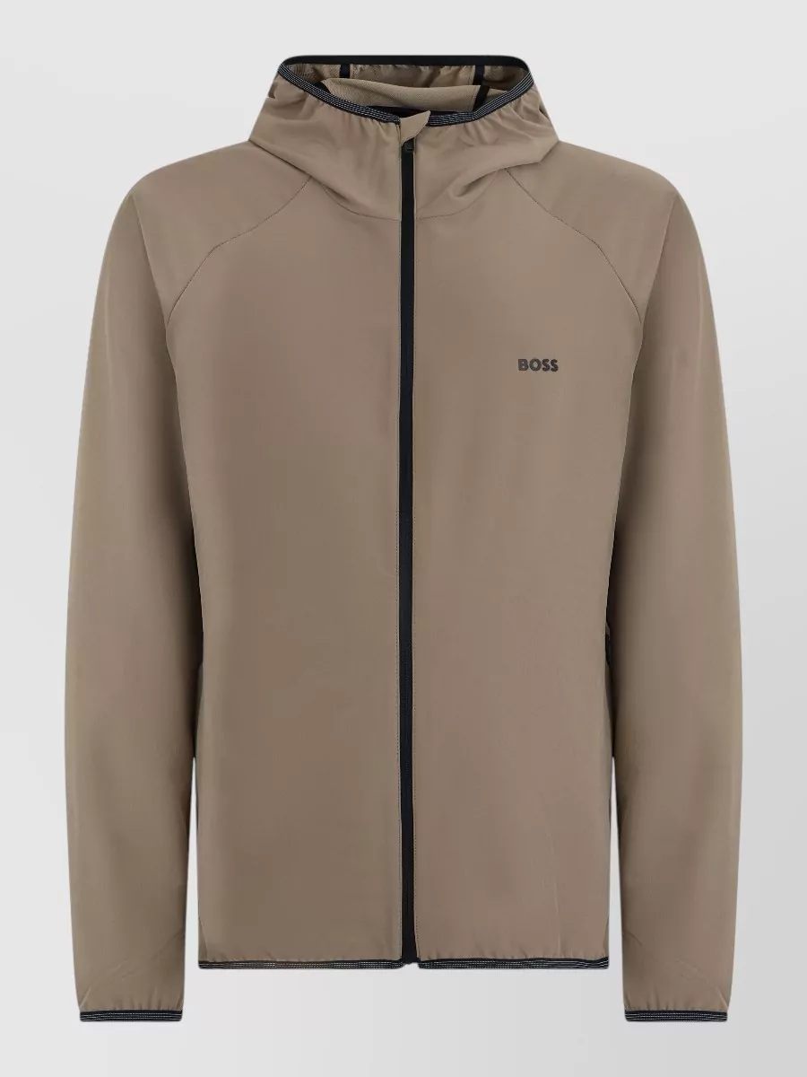 Boss hooded lightweight jacket