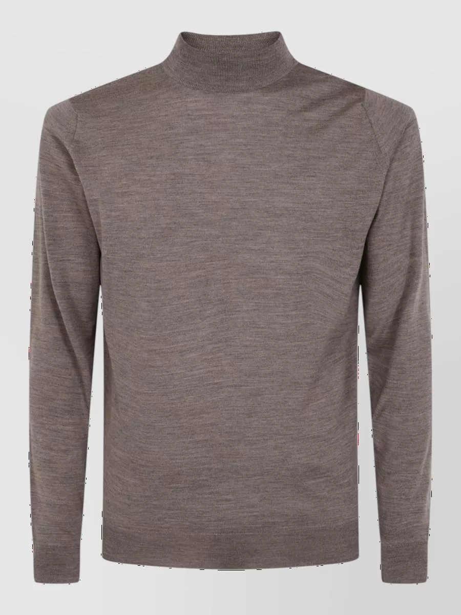 John Smedley merino wool turtleneck long-sleeve top