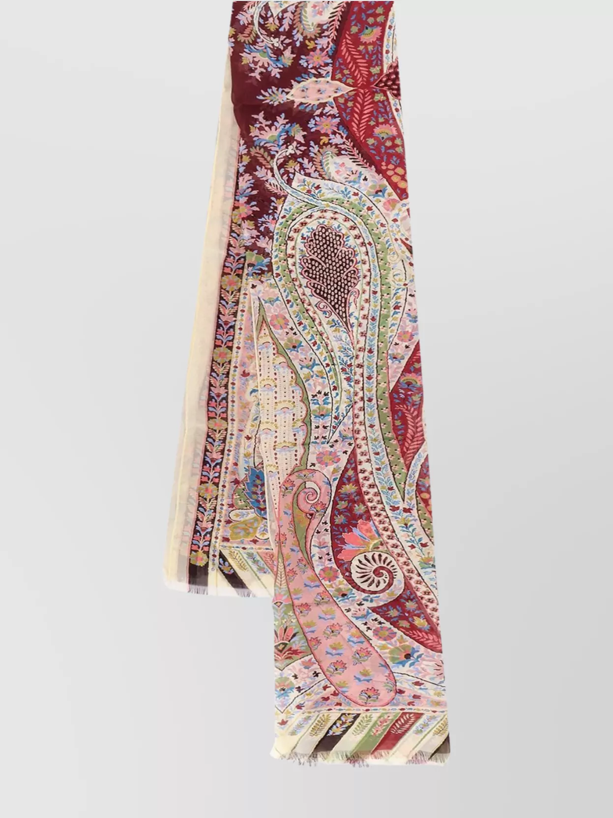 Etro Bohemian Print Silk Scarf