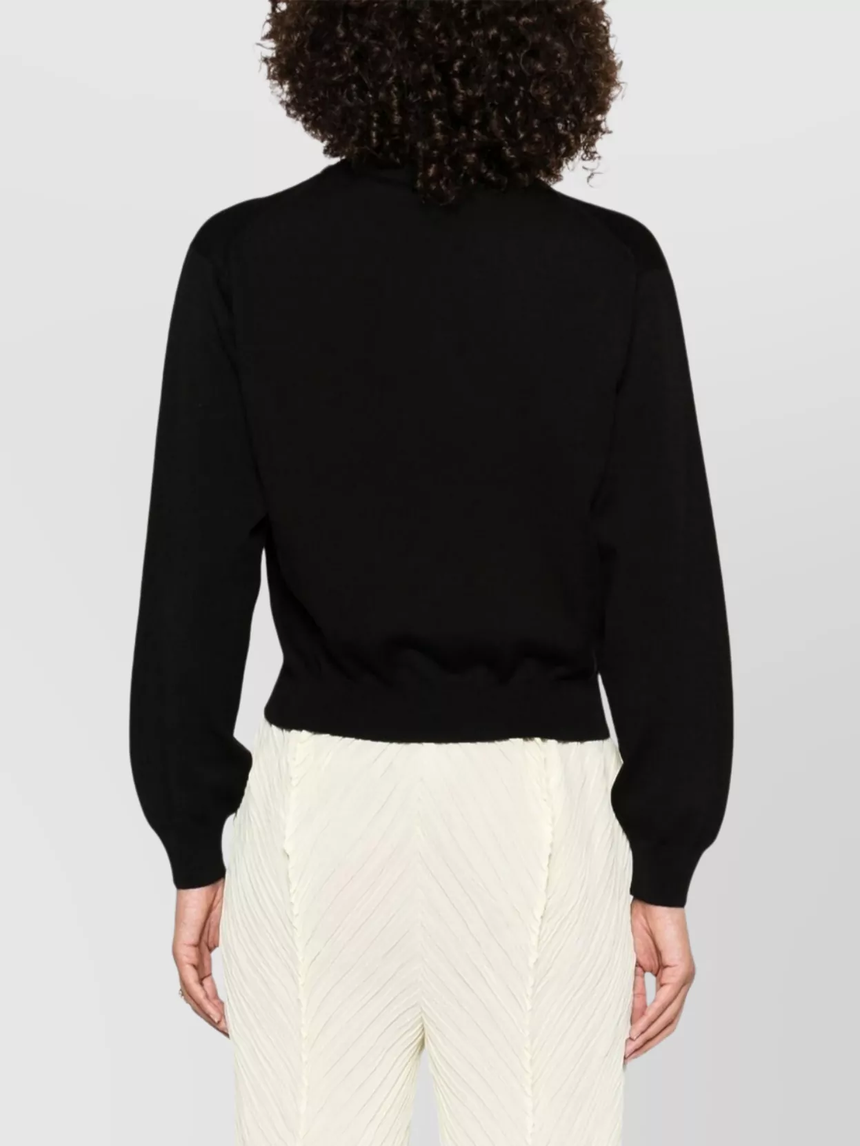 Kenzo Crew Neck Embroidered Detail Long Sleeves
