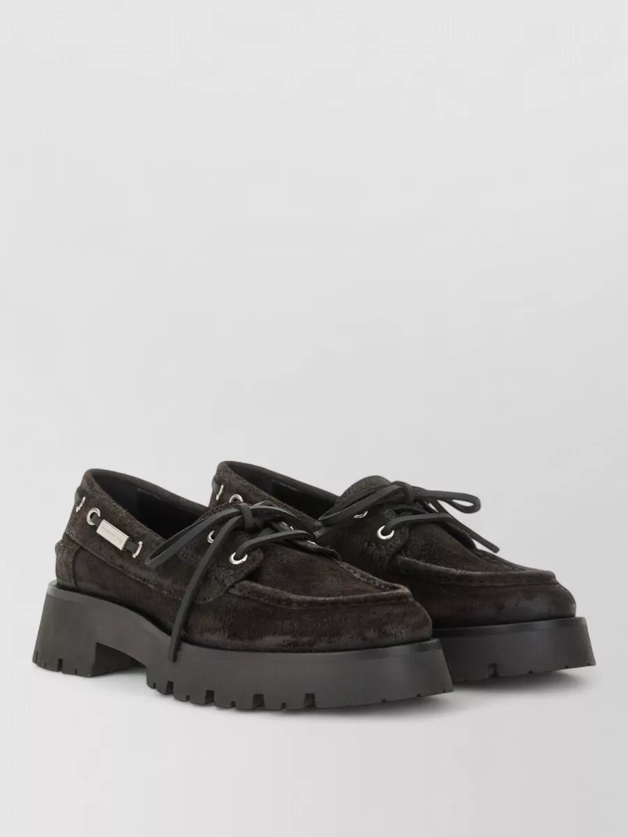 Alexander Wang Leather Boat Loafers