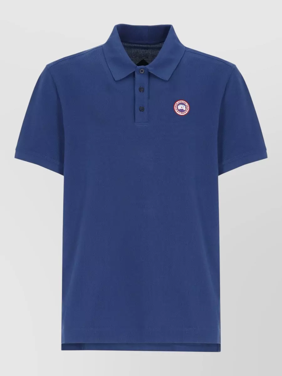 Canada Goose Cotton short-sleeve polo shirt