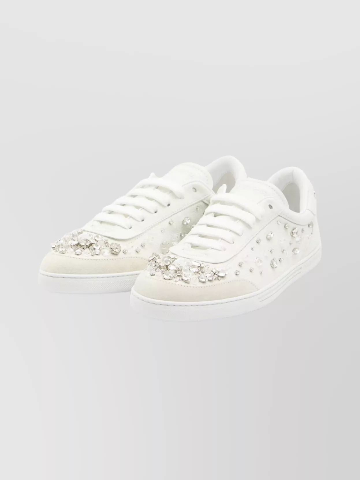 Dolce & Gabbana Sneakers Embellished With Rhinestones In Multi