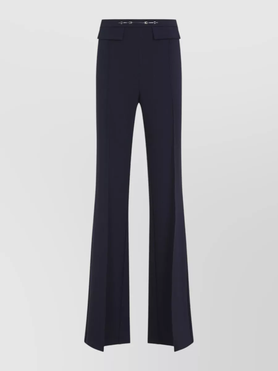 Elisabetta Franchi High-rise flared suit trousers