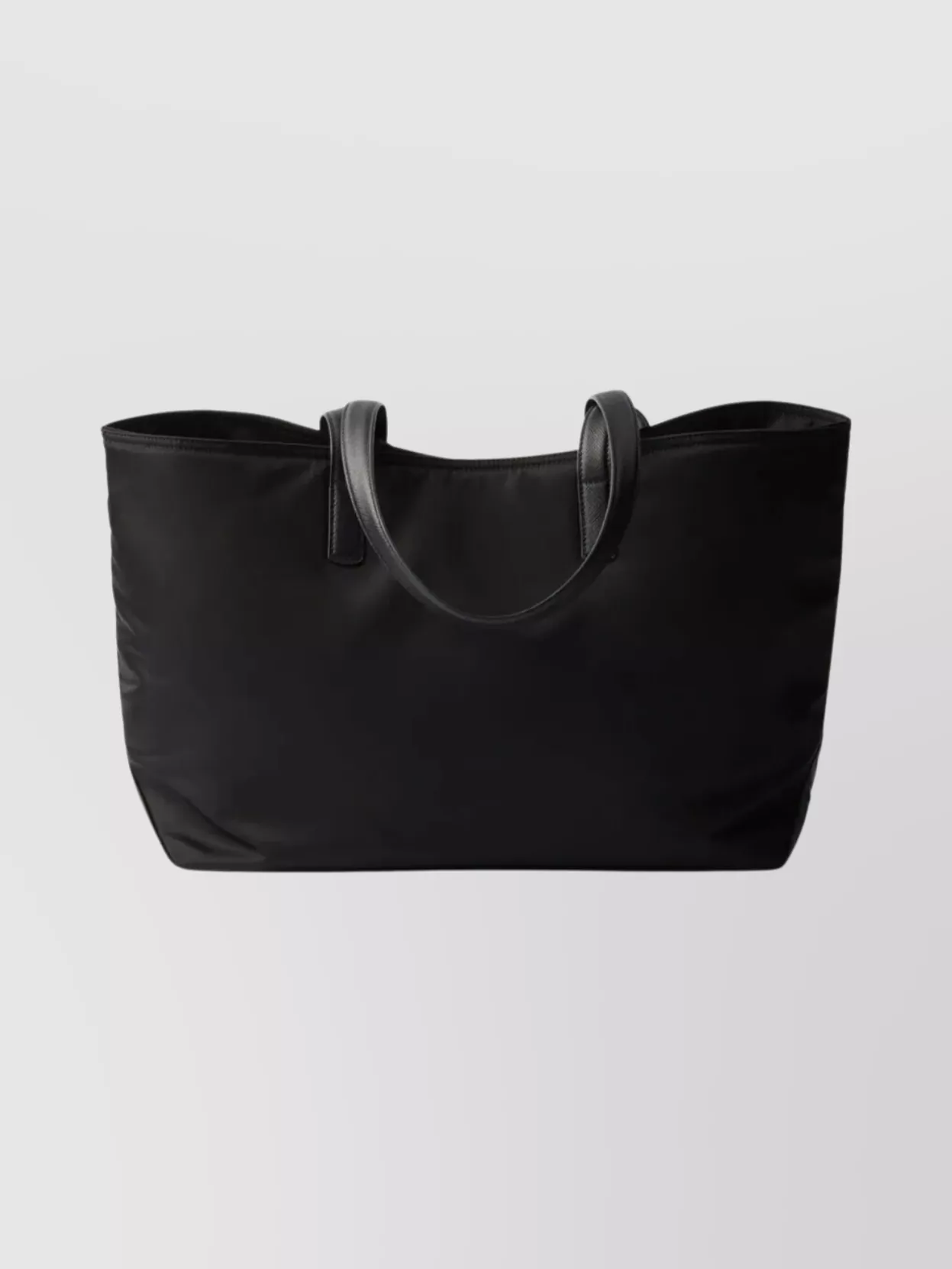 Prada Medium Tote Bag With Re-nylon And Leather