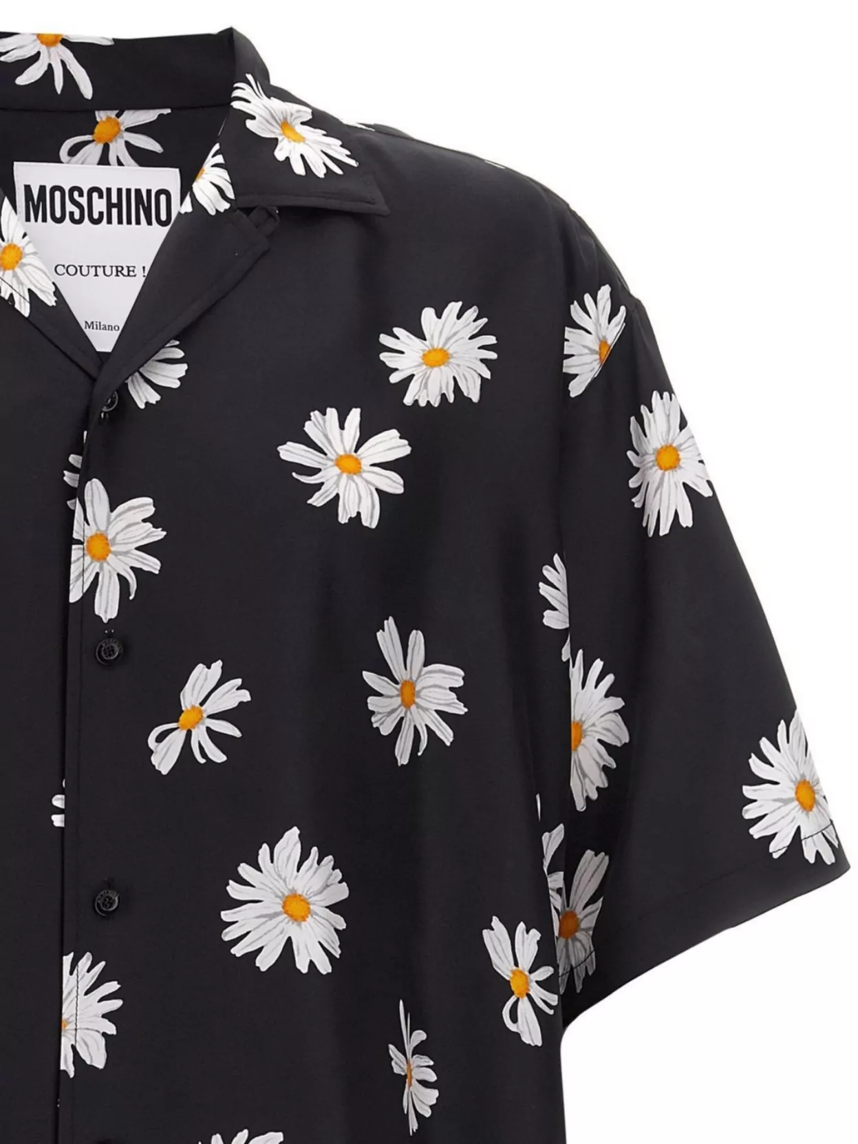 Moschino Floral Print Short Sleeve Shirt