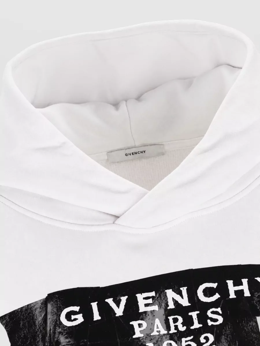 Givenchy Logo Print Cotton Hoodie