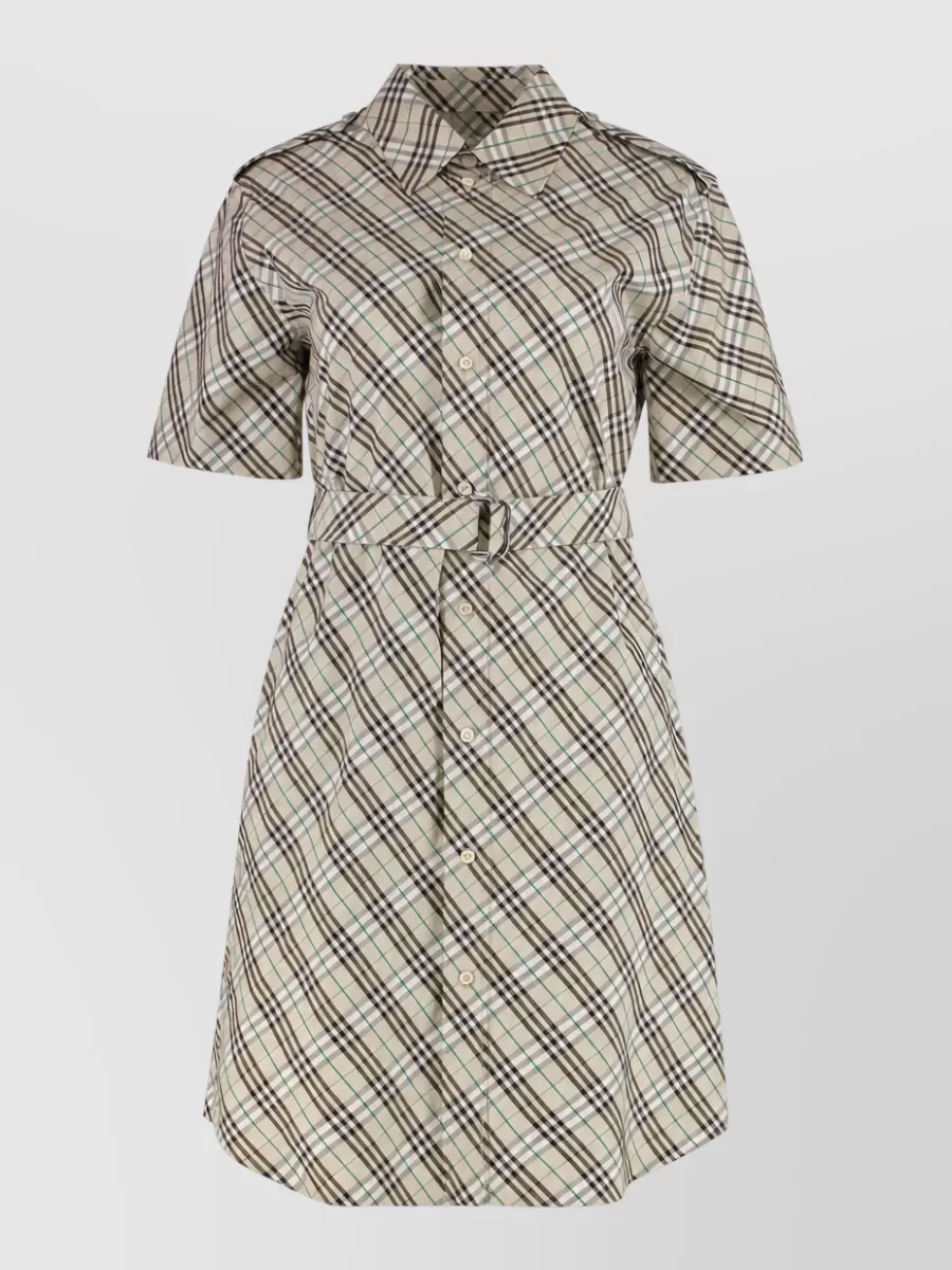 Burberry cotton midi shirtdress