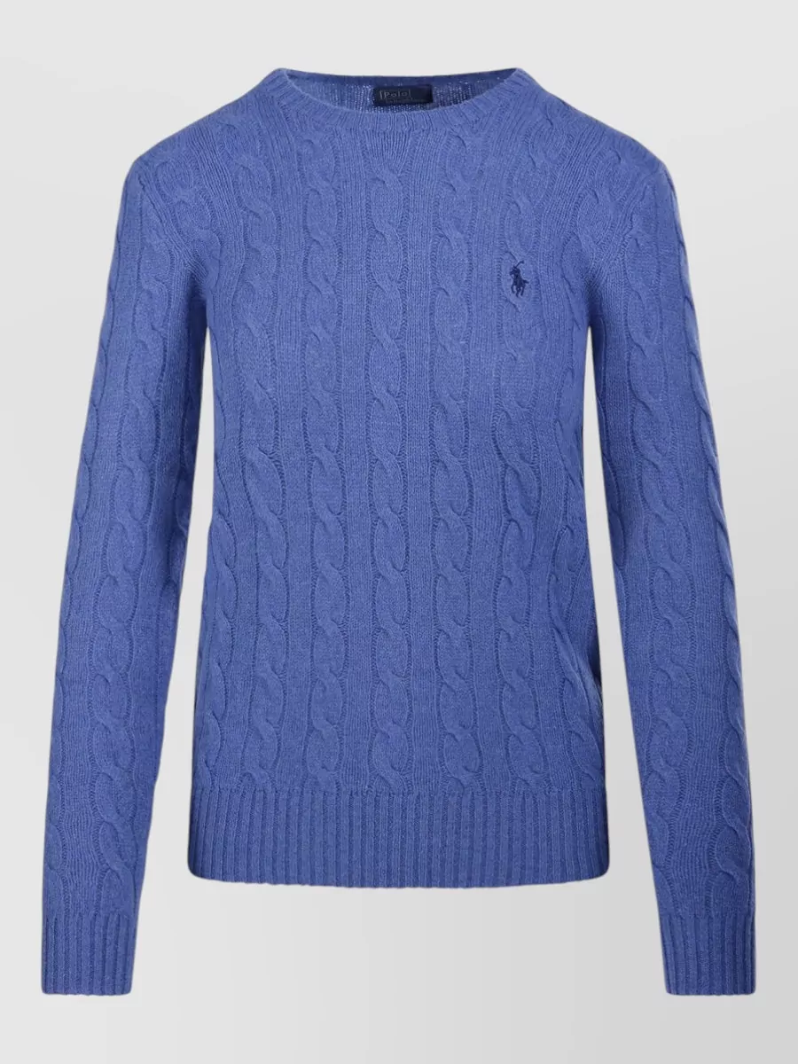Ralph Lauren Julianna Cable Knit Long Sleeve Sweater