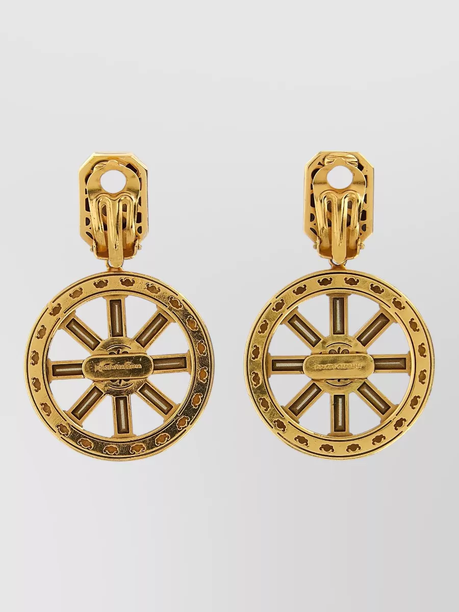 Dolce&Gabbana Leather Earrings