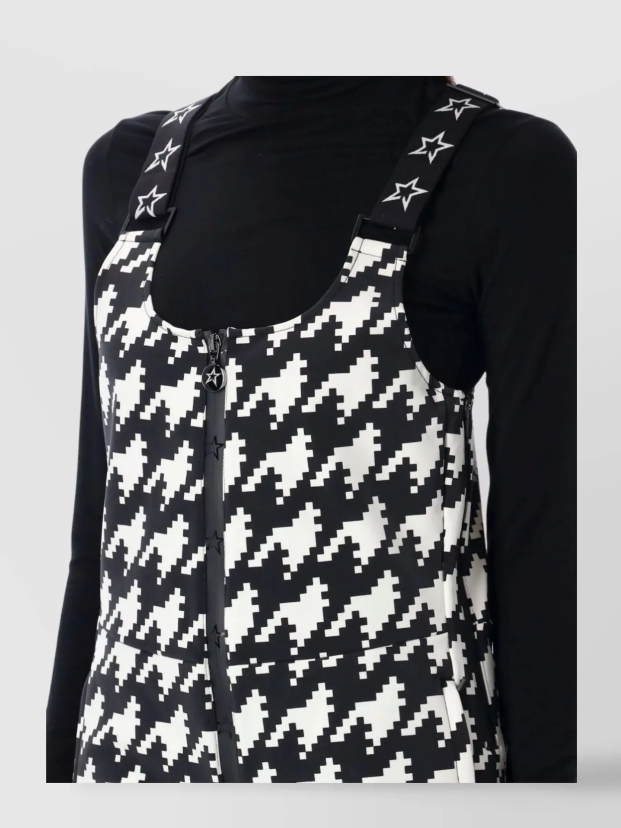 Shop Perfect Moment Houndstooth Jumpsuit Star Embellishments