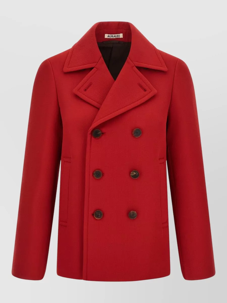 Auralee wool fitted jacket