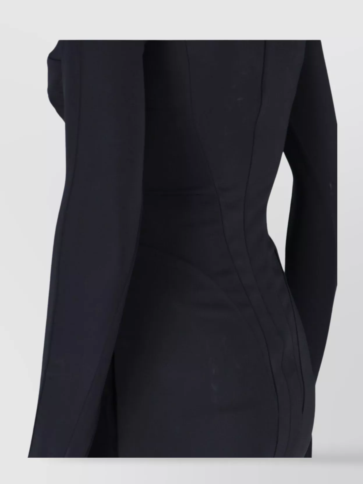 Mugler Knee Length Dress Long Sleeves