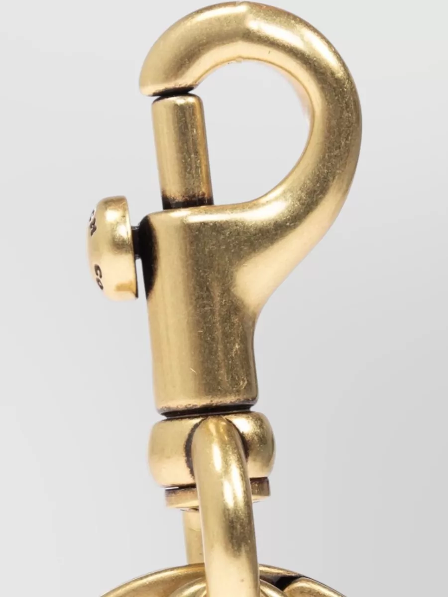 Coach Circular Ring Mushroom Charm And Crystals