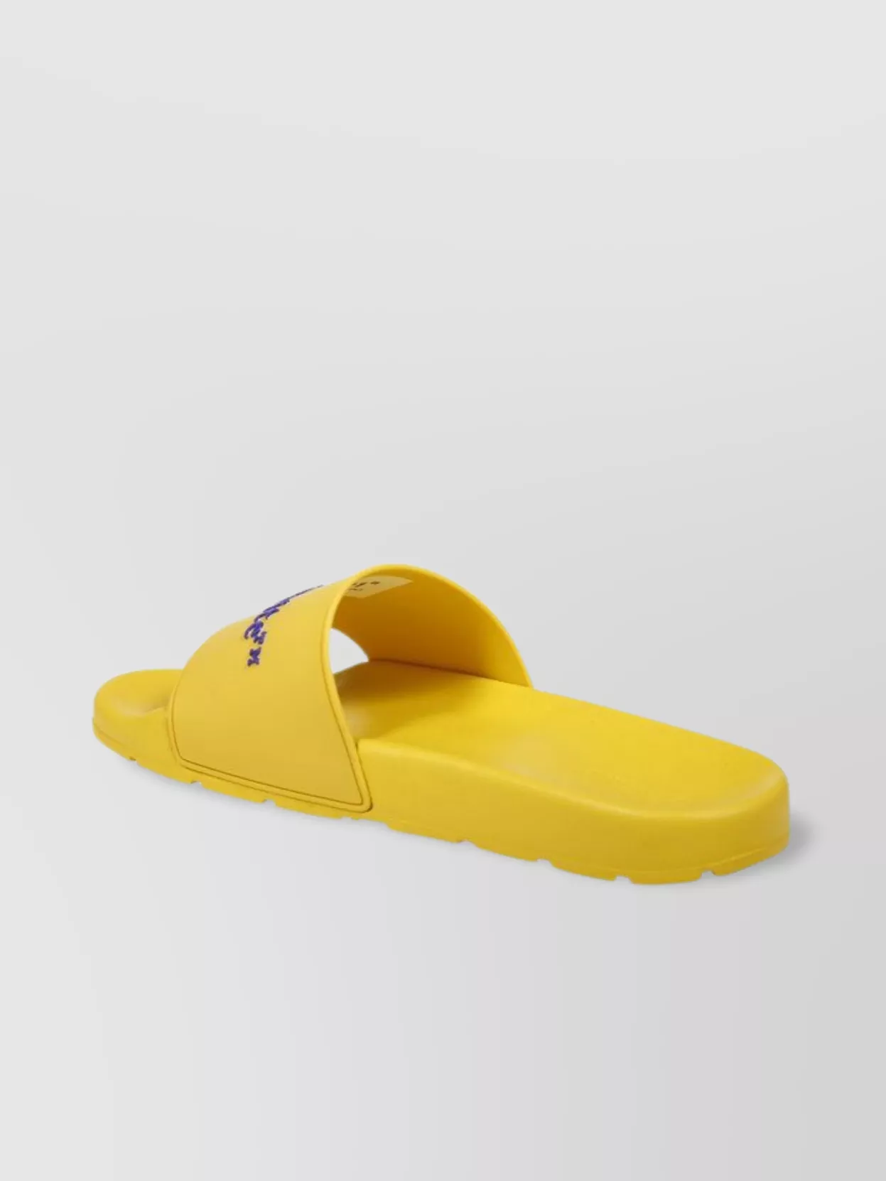 Off-white Bookish Logo Embossed Slip-on Slides