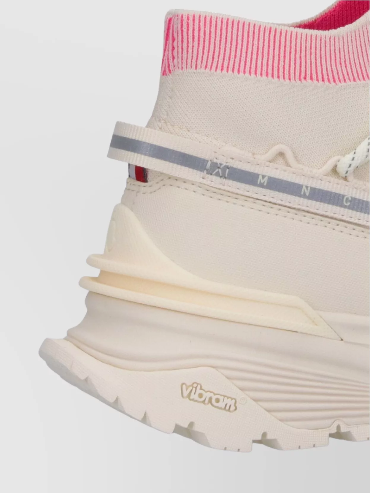 Moncler Low Top High-Top Sneakers With Ribbed Ankle Cuff