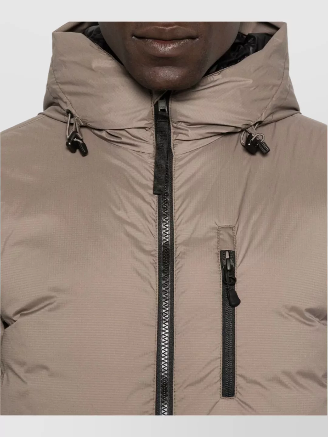 Canada Goose Short Down Jacket With Hood And Pockets