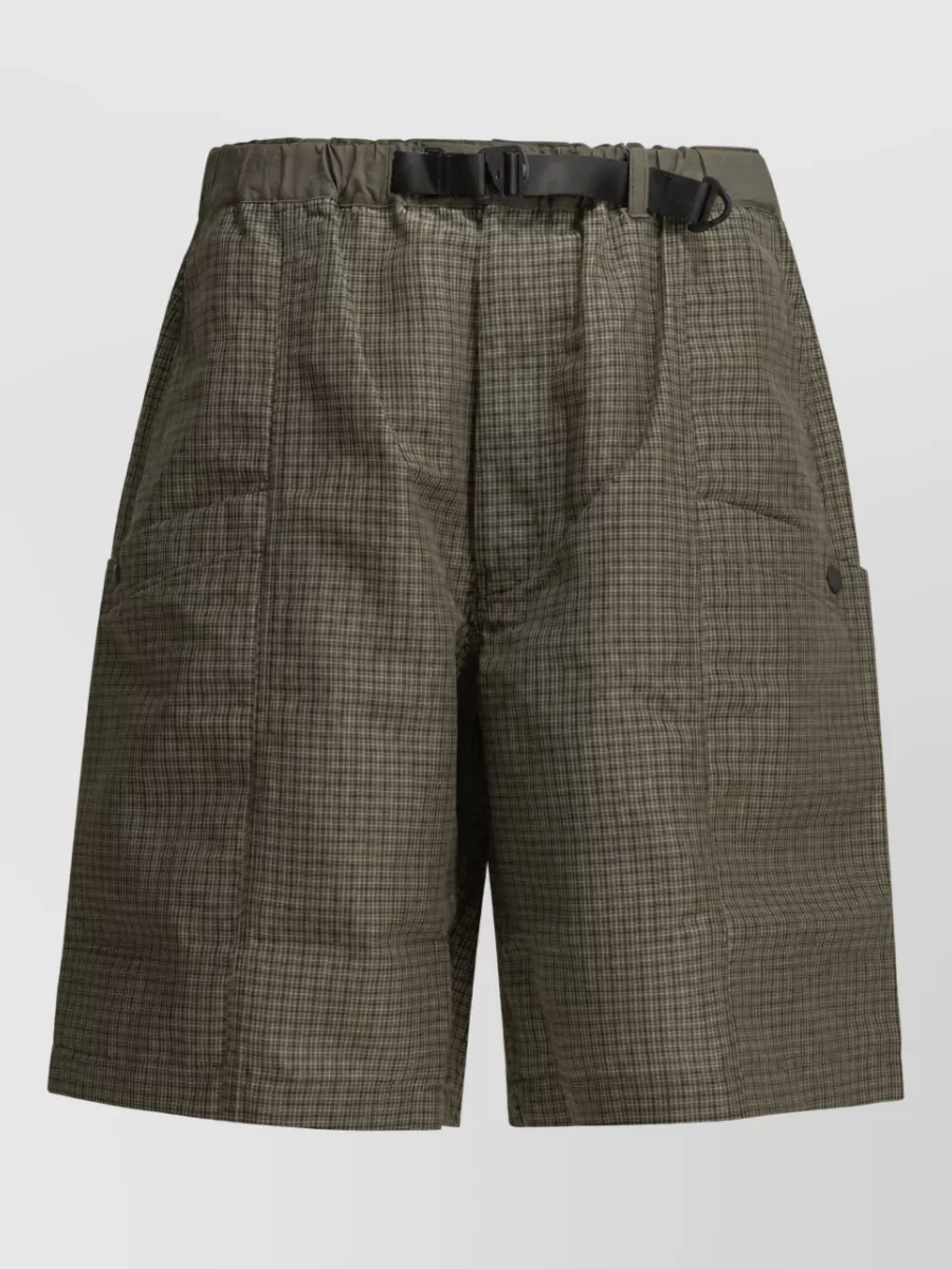 Comme des Garçons checked cargo shorts