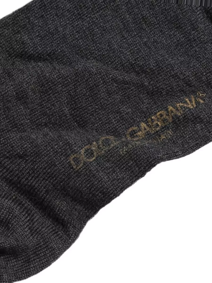Dolce&Gabbana Wool Knee-High Socks