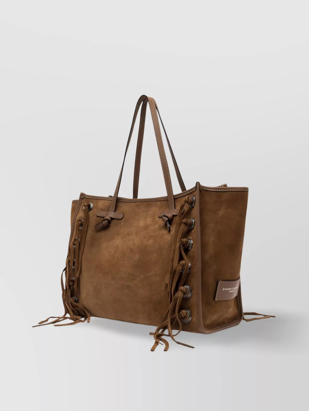 Gianni Chiarini Marcella Tote Bag Fringe Detailing