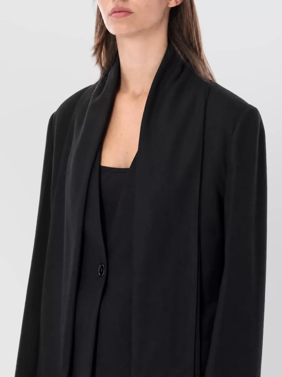 Totême Draped Single Breasted Coat