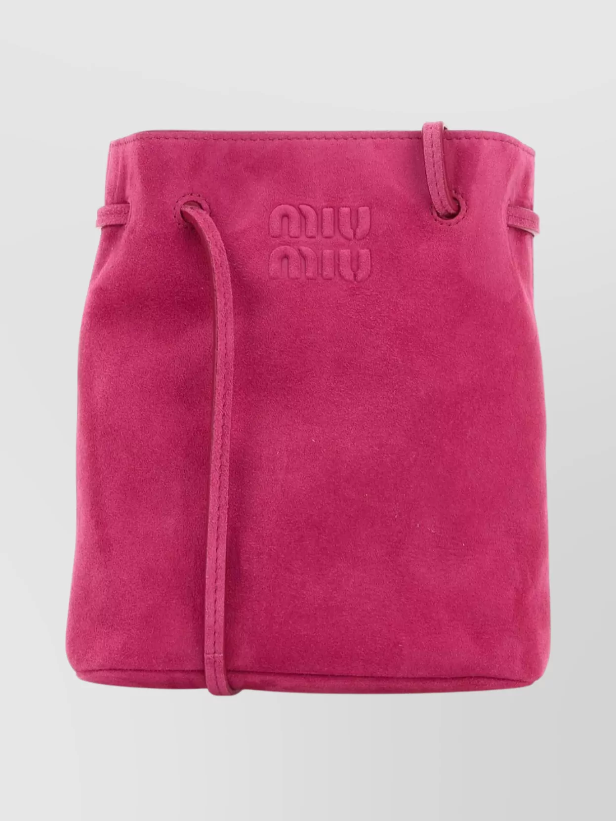 Miu Miu Suede Crossbody Travel Bag