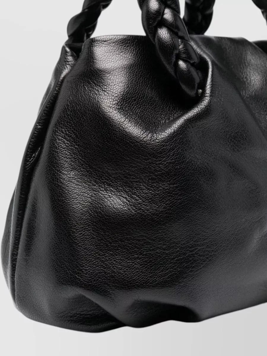 Hereu Leather Draped Tote Bag