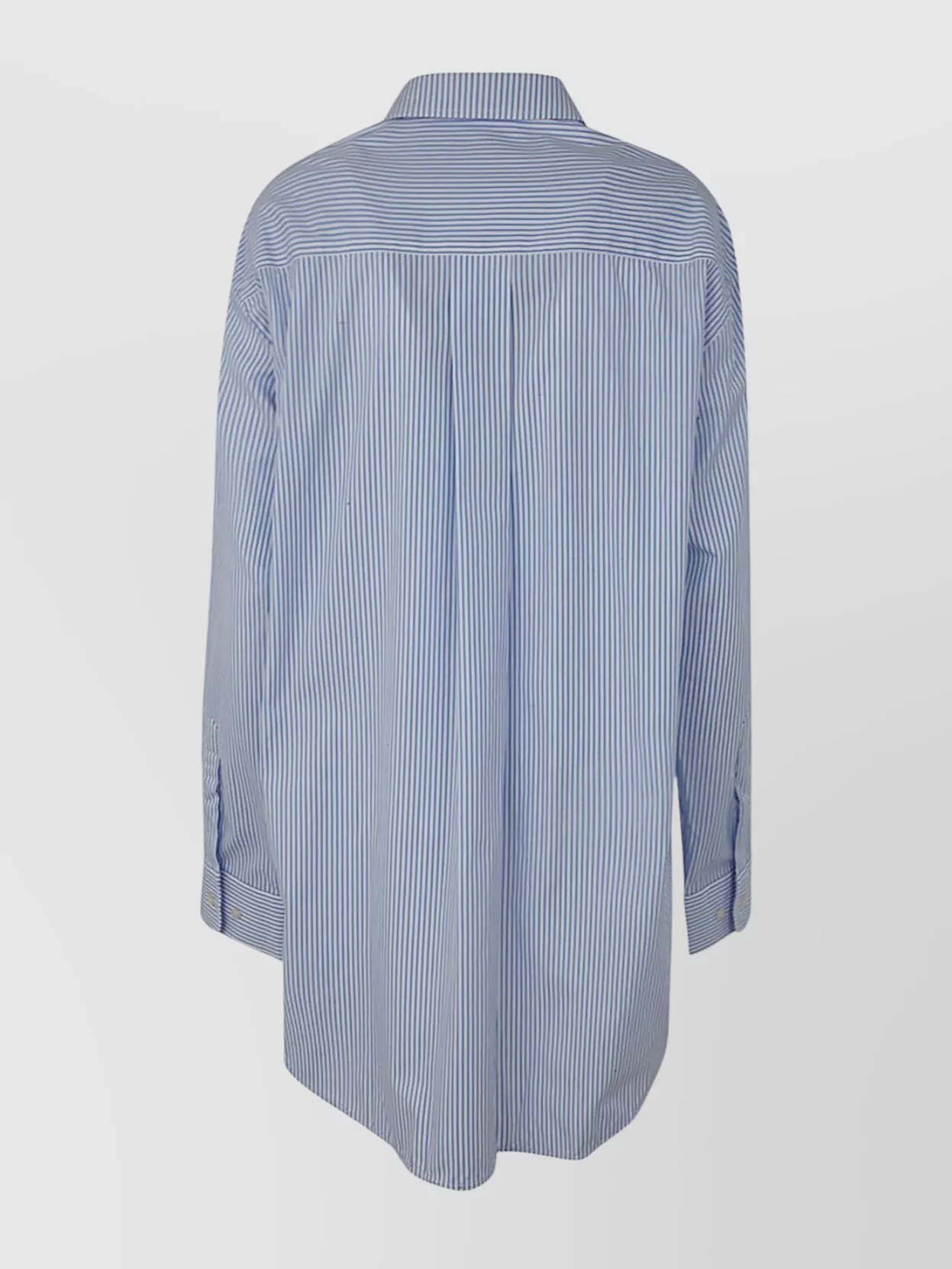 Wardrobe.nyc Mini Shirt Dress Striped Pattern