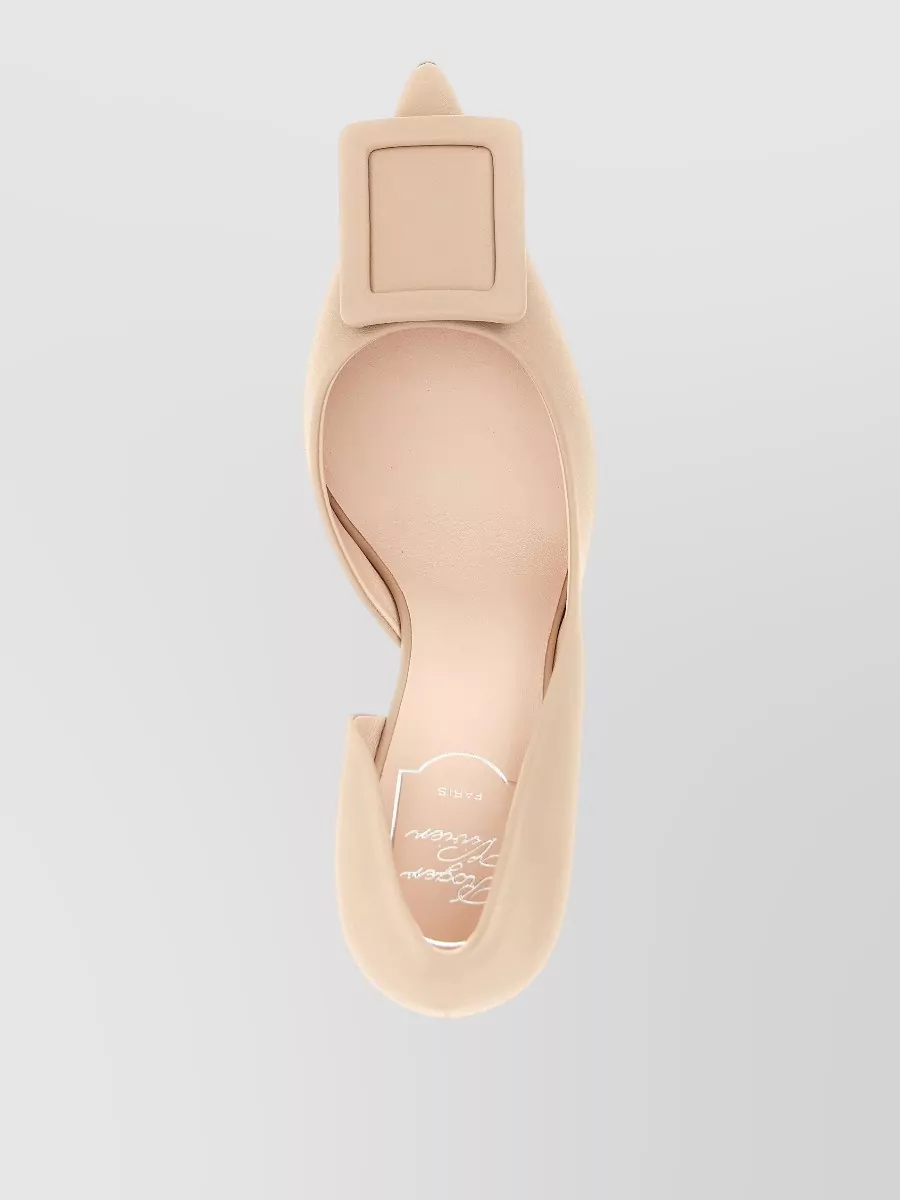 Roger Vivier Leather Viv In The City Pumps