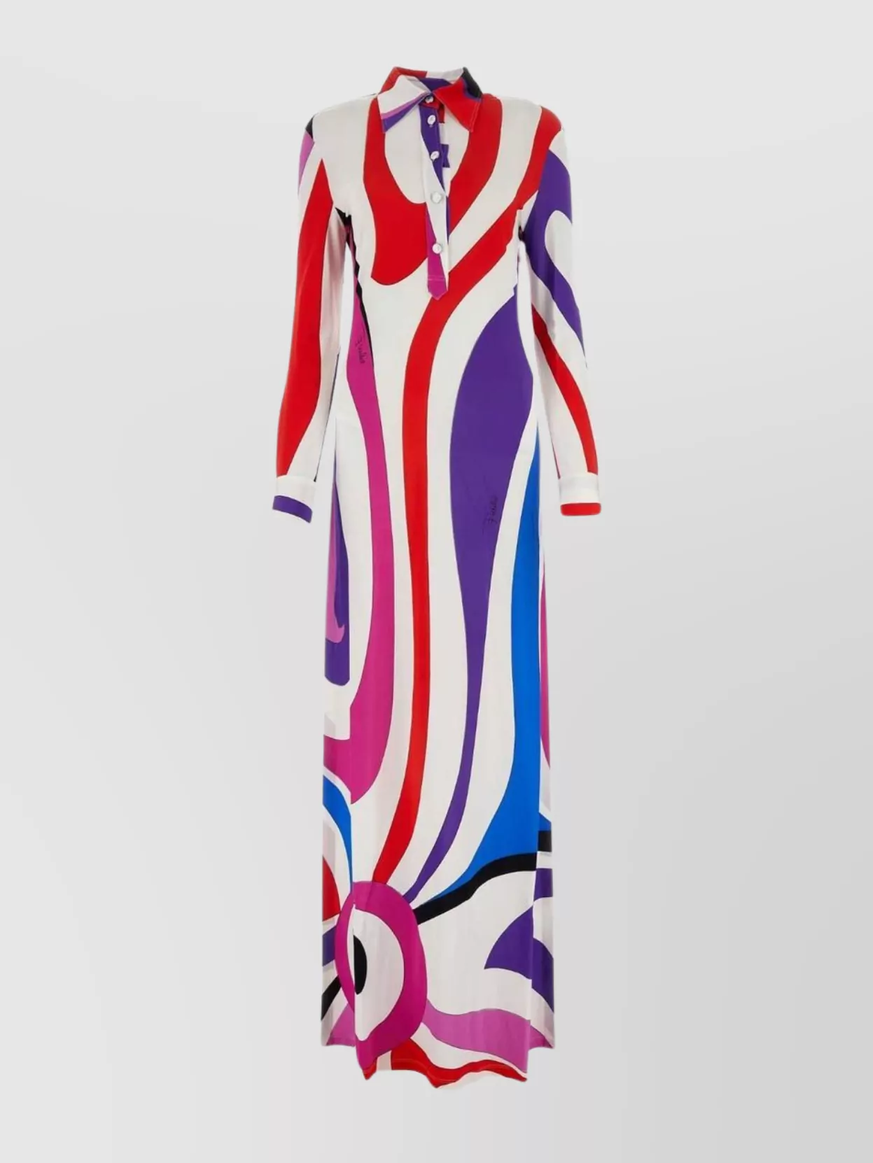 Shop Emilio Pucci Jersey Shirt Dress Printed Design