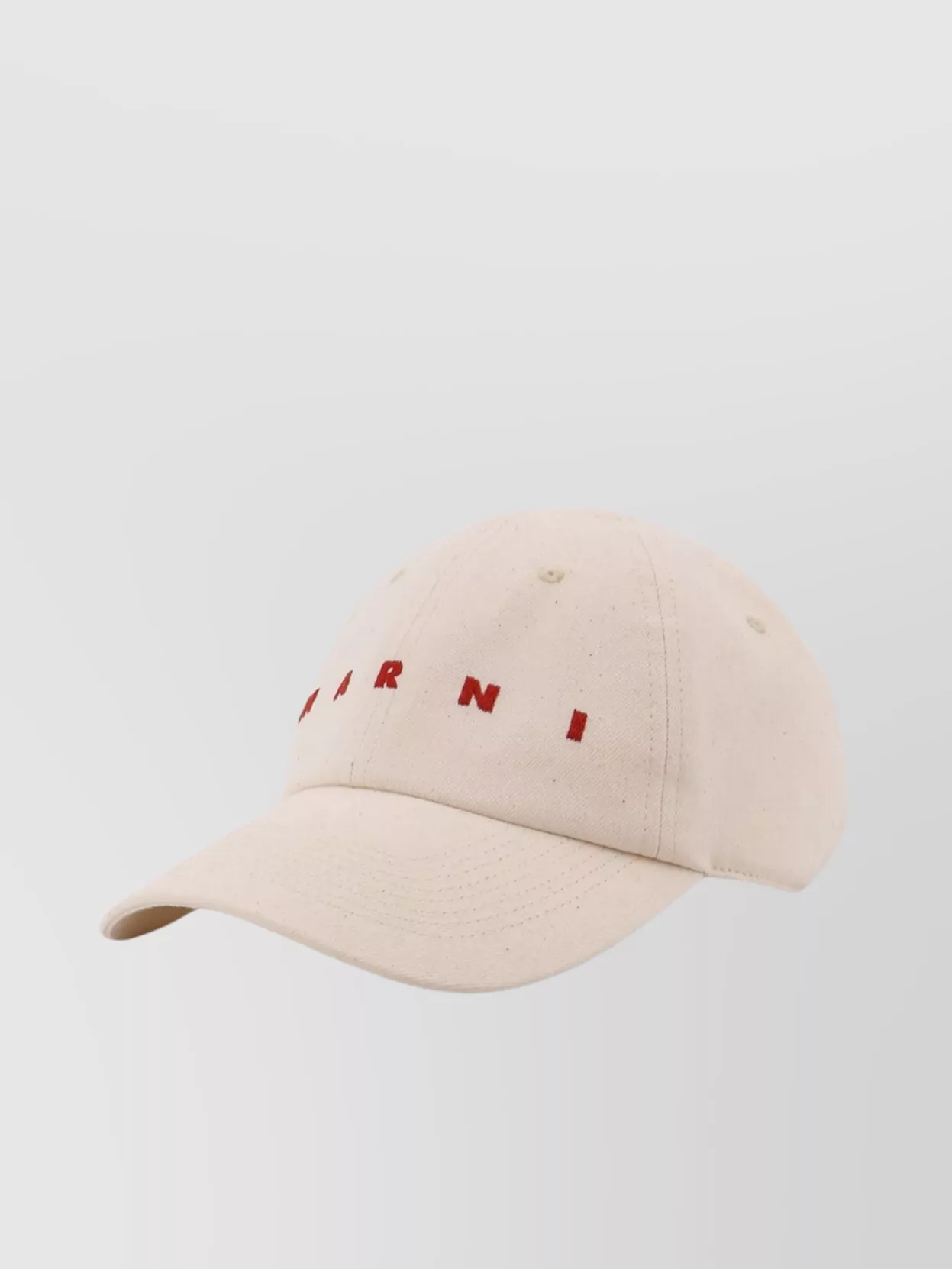 Marni Cotton Baseball Hat Curved Brim