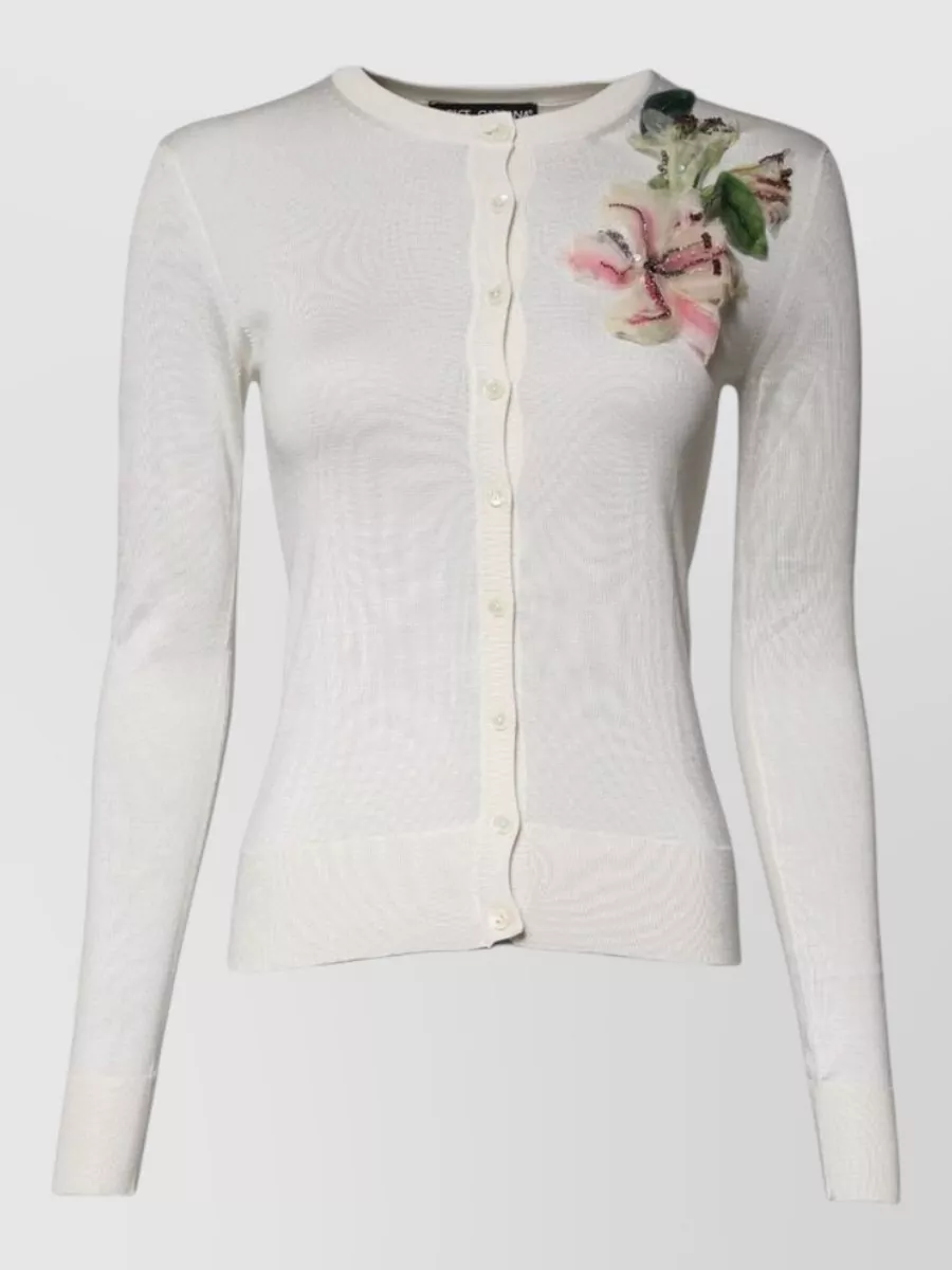 Dolce&Gabbana silk embellished cardigan
