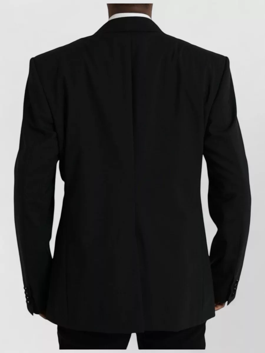 Dolce&Gabbana Silk Blend Single Breasted Suit Jacket