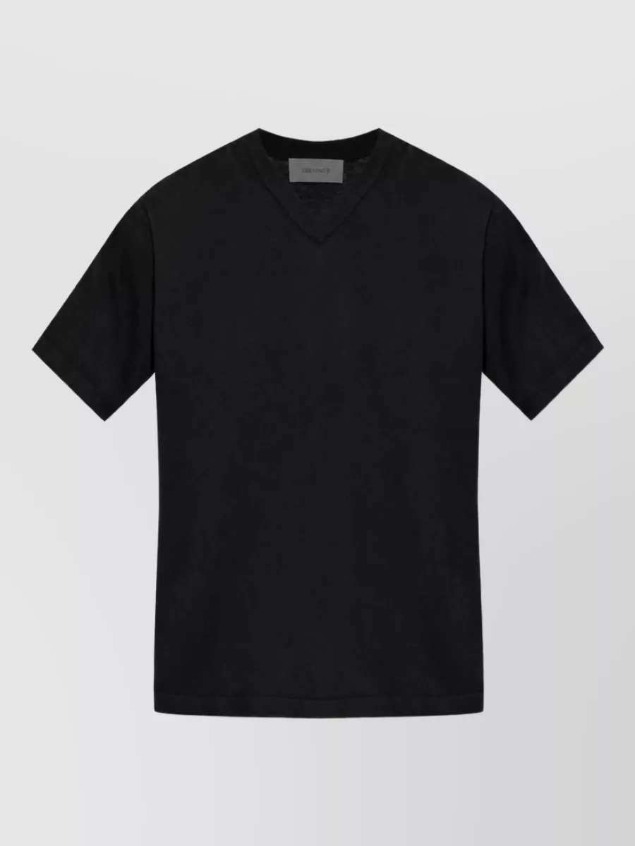 Lisa Yang cashmere v-neck short-sleeve t-shirt